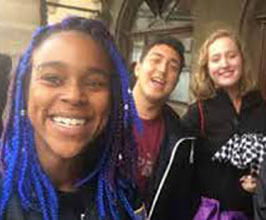 German Students touring the Bayerische Staatsoper (The Bavarian State Opera) while abroad in Munich, Germany.